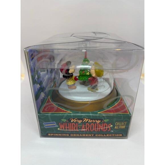 Very Merry Whirlarounds Spinning Christmas Ornament Blockbuster Release 1999 - Picture 1 of 4